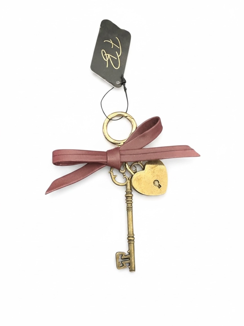NWT KEY & HEART BAG CHARM/KEYCHAIN